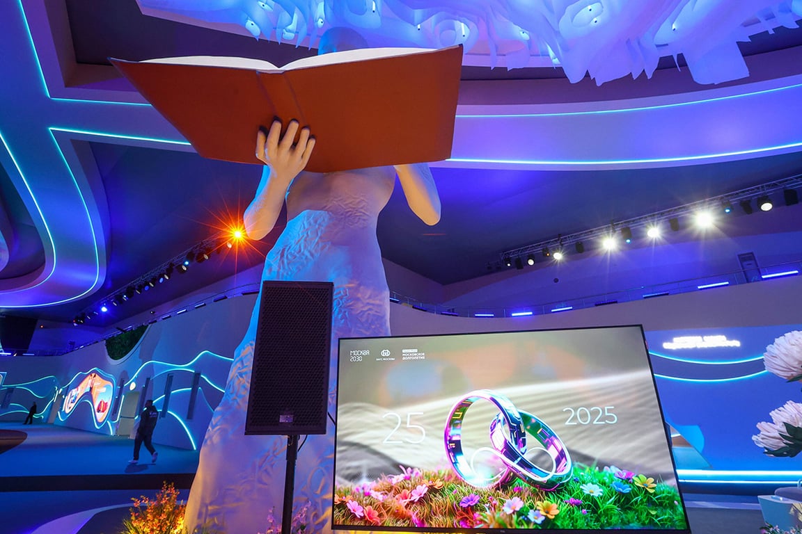 День семьи на площадке форума «Территория будущего. Москва 2030» в Гостином дворе, 25 августа 2025 года. Фото: Ярослав Чингаев / Агентство «Москва»