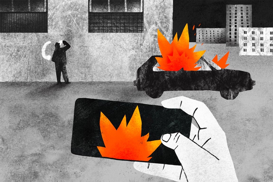 Иллюстрация: Ляля Буланова / «Новая Газета Европа»