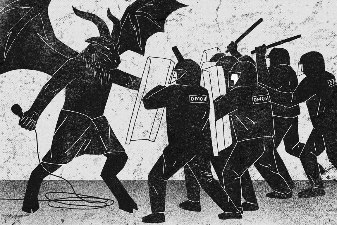 Иллюстрация: Ляля Буланова / «Новая Газета Европа»