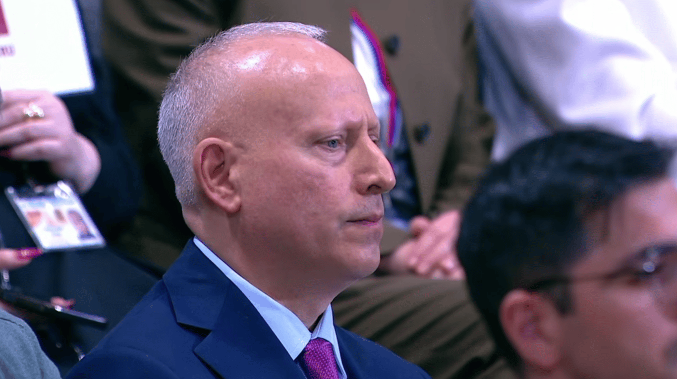 Screenshot: BBC’s Russia correspondent Steve Rosenberg during the Direct Line with Vladimir Putin.