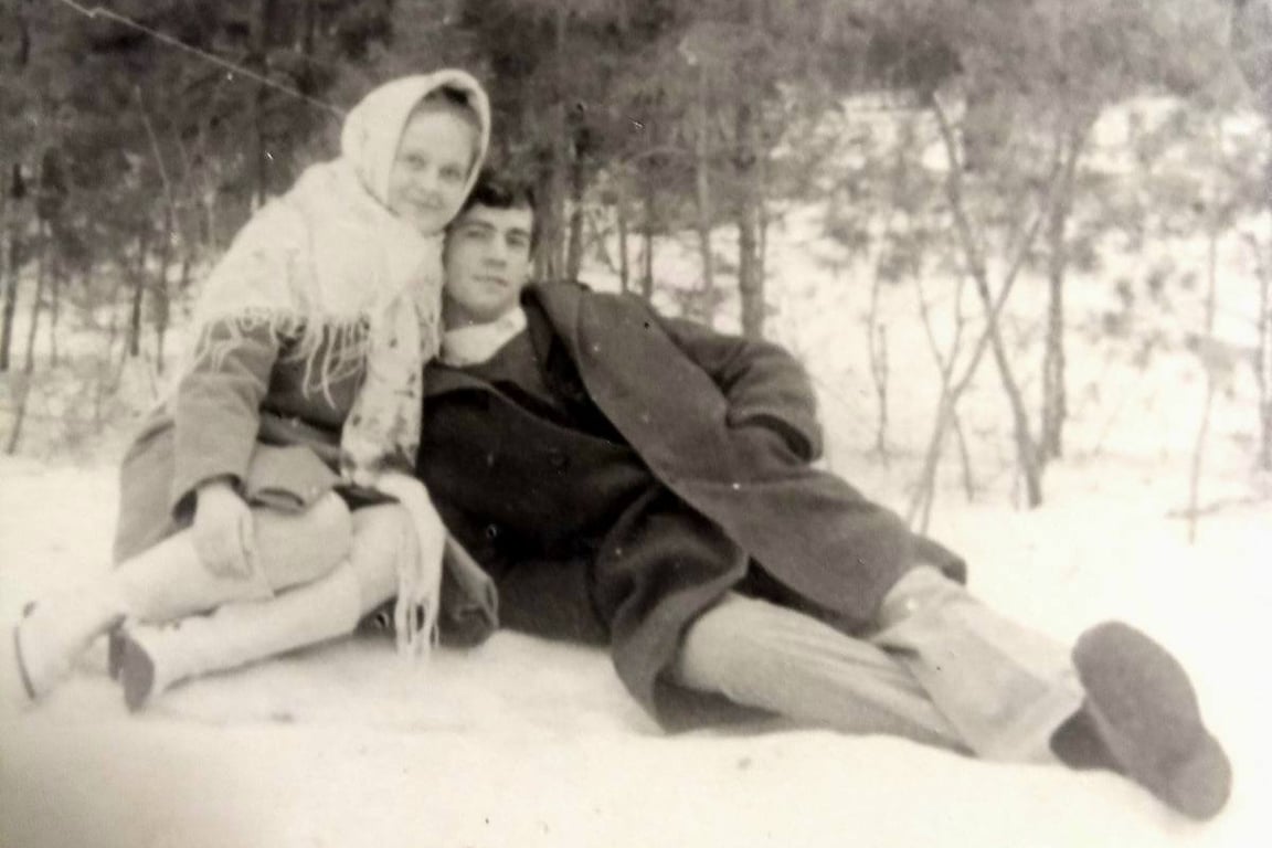 Наталья и Валерий Ходимчуки, 80-е годы, Чернобыль. Фото:  Госагентство Украины по управлению зоной отчуждения