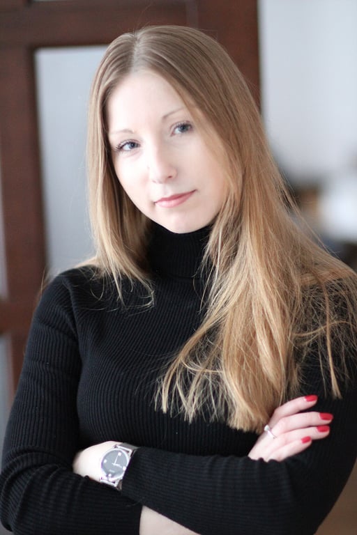 Виктория Амелина - украинская писательница и поэтесса , погибшая в результате обстрела российскими войсками кафе в Краматорске . Фото: Wikimedia