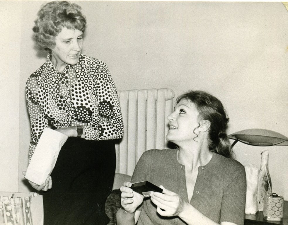 Анна Качалина и Анна Герман. Фото: Официальная группа поклонников Анны Герман / ВКонтакте