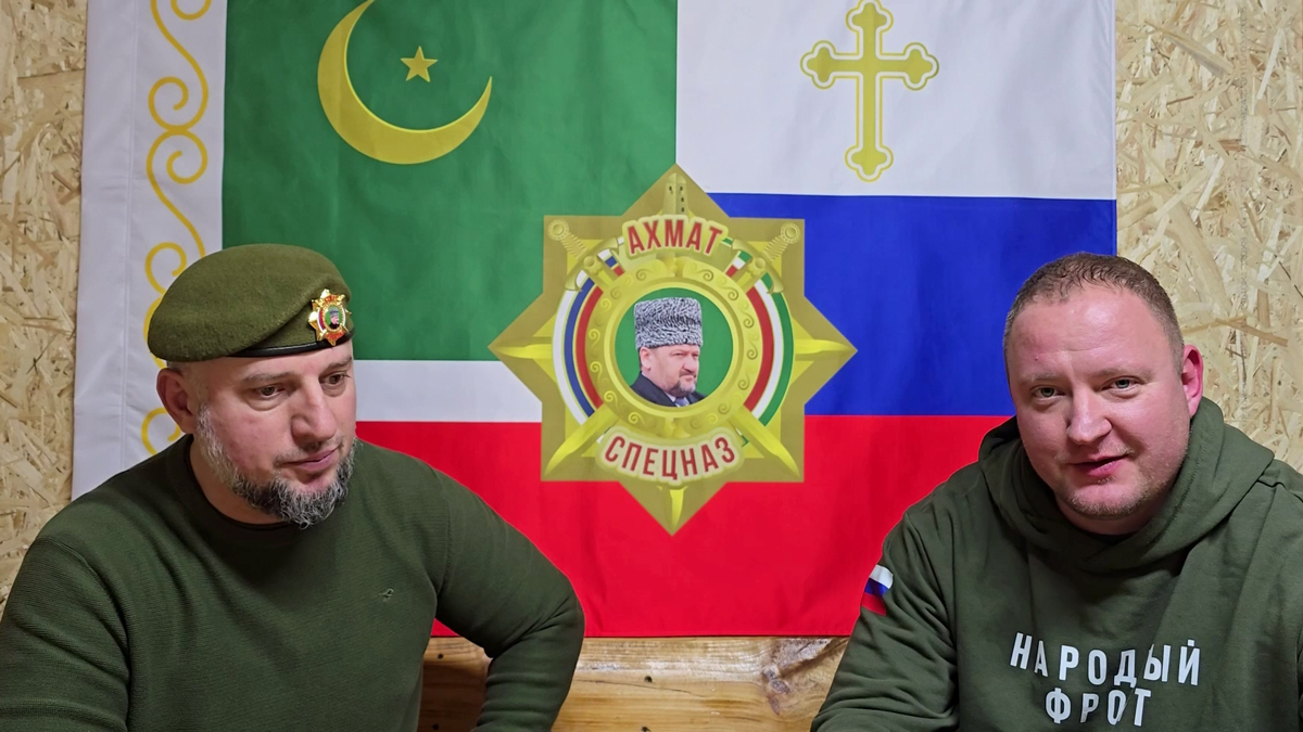 Апти Алаудинов и Сергей Климов. Фото: Климов /  Telegram