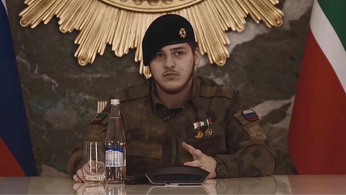 Adam Kadyrov attends a meeting of security chiefs in Grozny, Chechnya. Photo: Telegram / Kadyrov_95