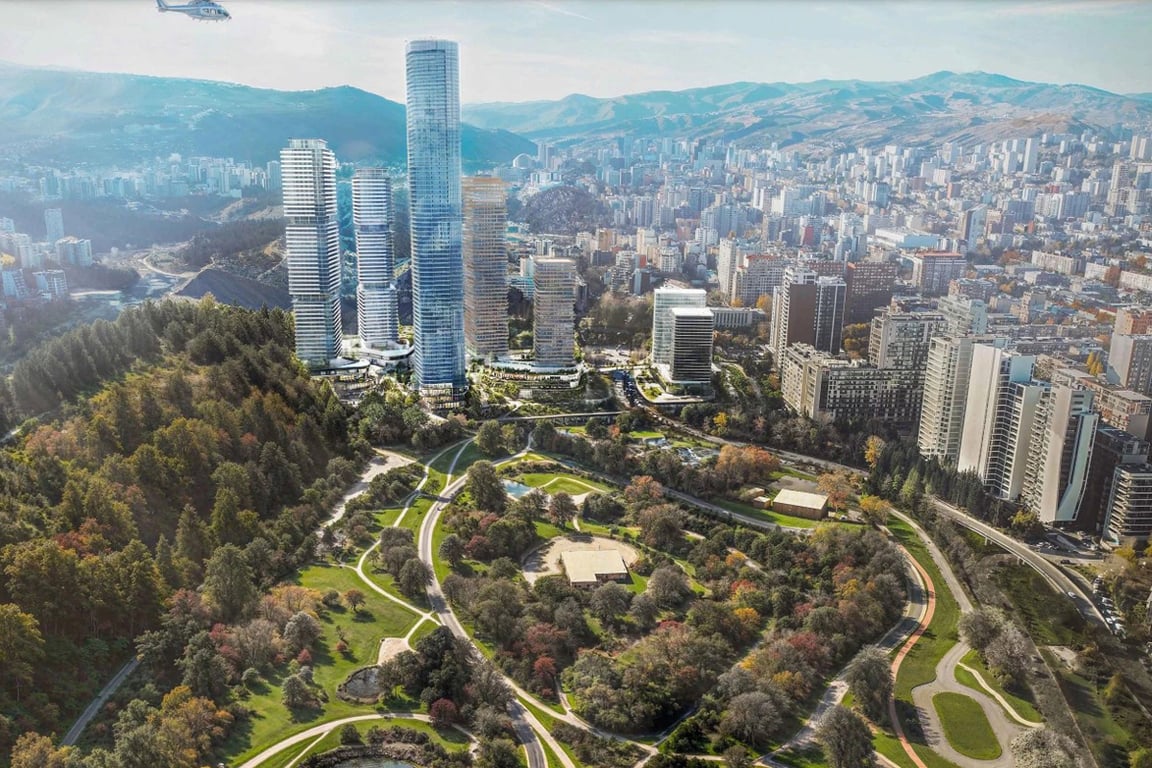 Проект небоскребов в Тбилиси. Фото: «Ипподром — сторона без бетона» /  Facebook