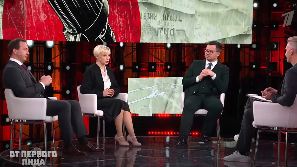 Ольга Петерзен в эфире программы Антифейк. Фото: Rutube
