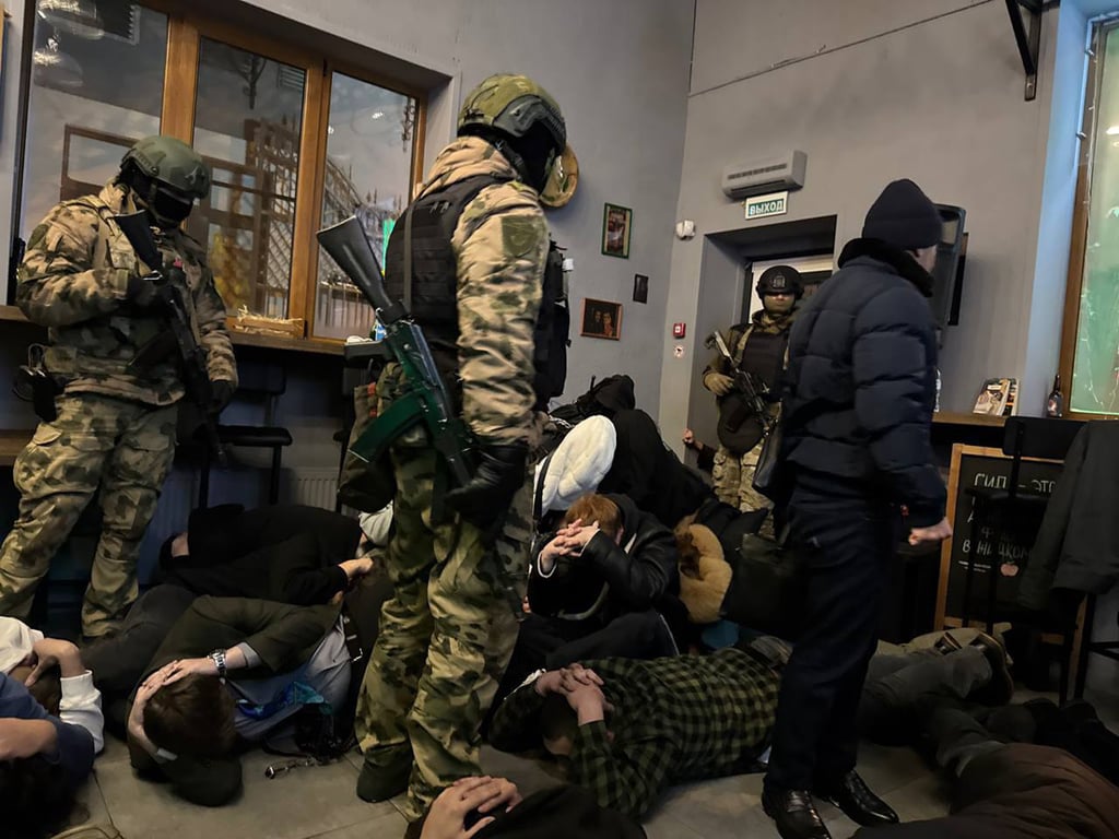 Задержание нацболов в Краснодаре. Фото: Национальная правозащита /  Telegram