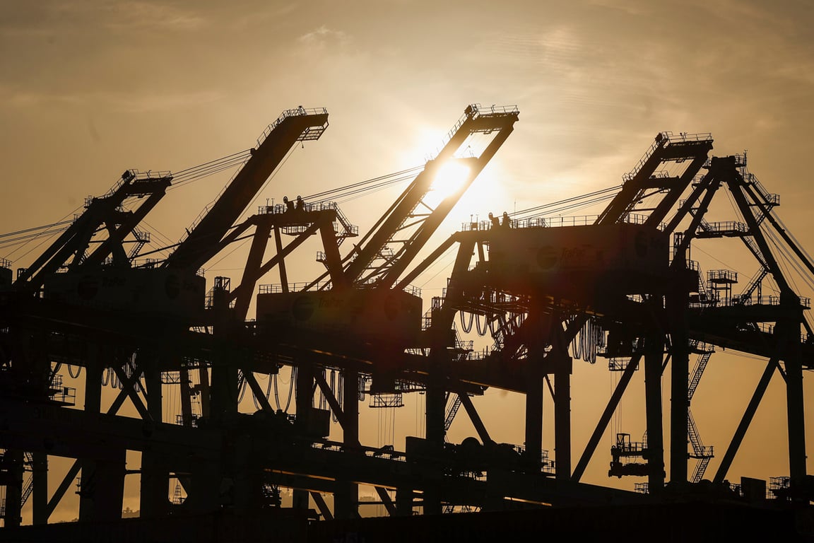 Порт Лос-Анджелеса, Калифорния, США, 4 марта 2026 года. Фото: Chris Torres / EPA