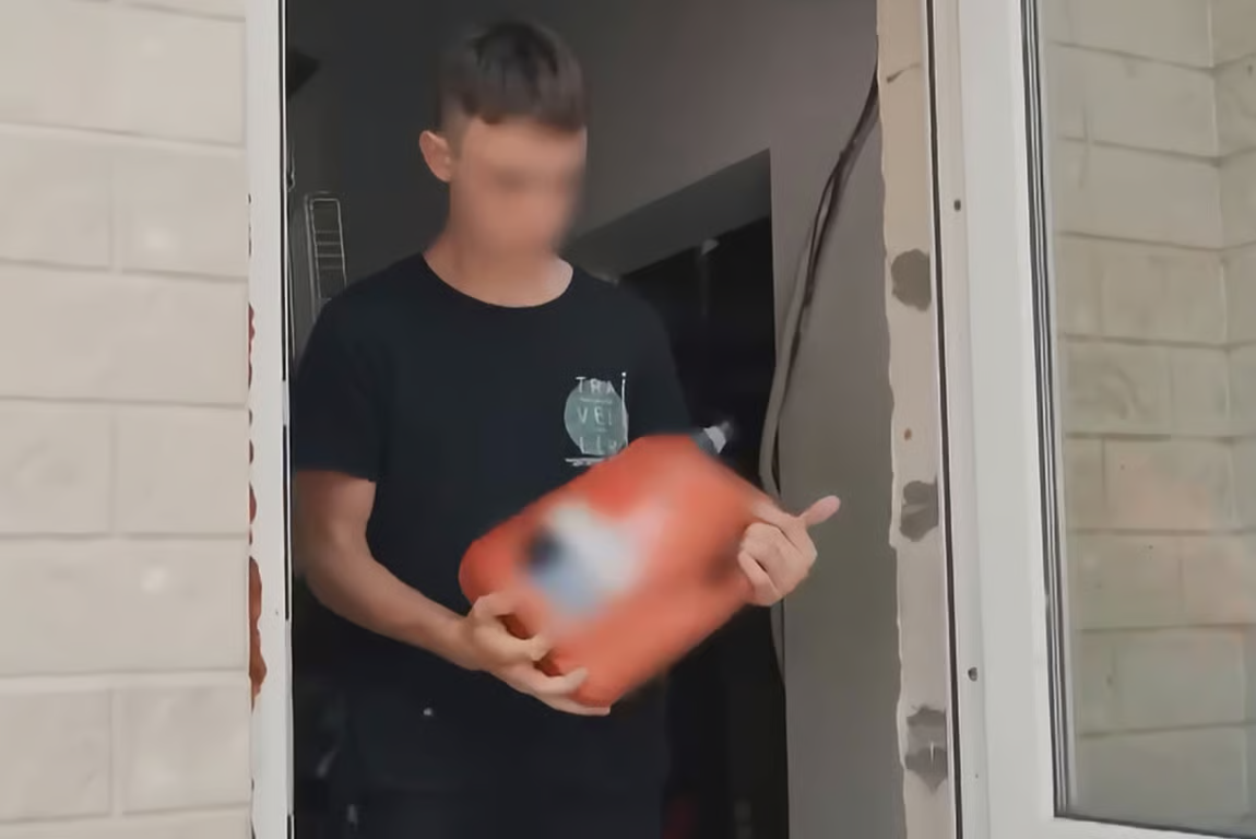 Vadim after getting arrested. Photo: Russia's Anti-Terrorist Committee