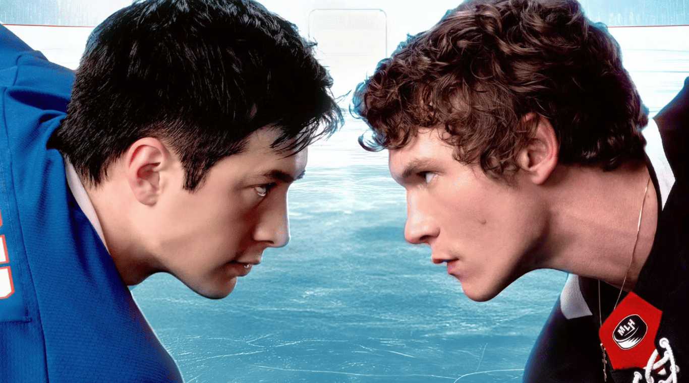 Heated Rivaly stars Hudson Williams (L) and Connor Storrie. Photo: Crave