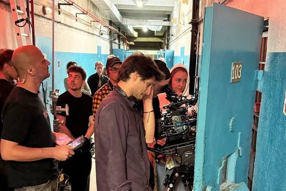 На съемках фильма «Экстремистка». Фото из личного архива Александра Молочникова