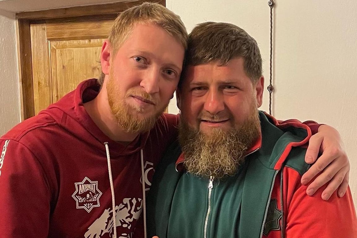 Амир Сугаипов и Рамзан Кадыров. Фото: страница Сугаипова в  VK