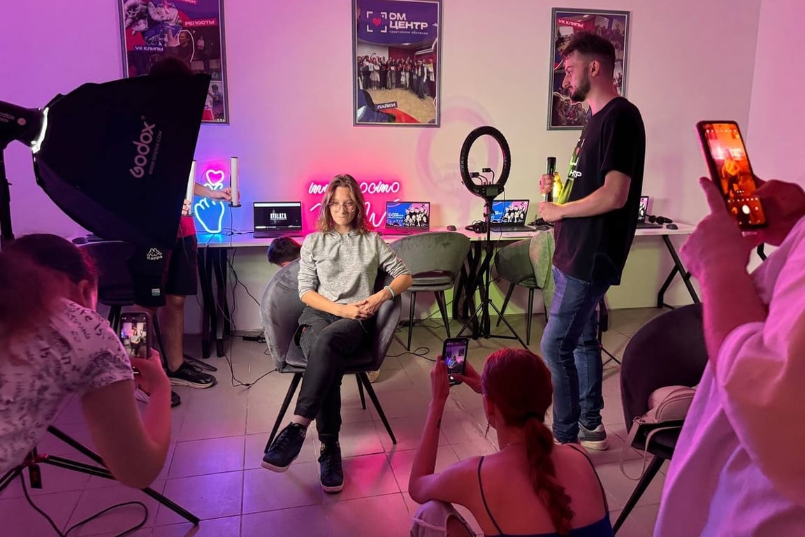 Занятие «Донбасс медиацентра» в Мариуполе. Фото: ДМЦ /  VK