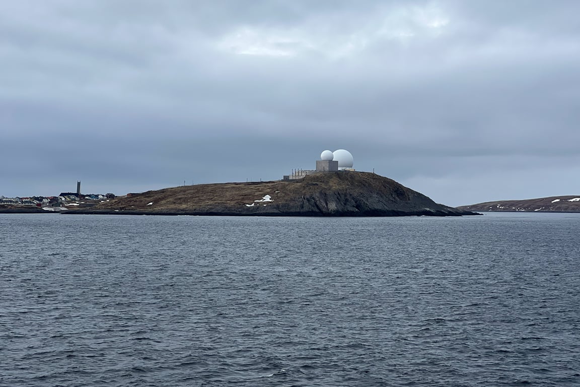 Радиолокационная станция Службы разведки Норвегии в Вардё. Фото: Ирина Кравцова