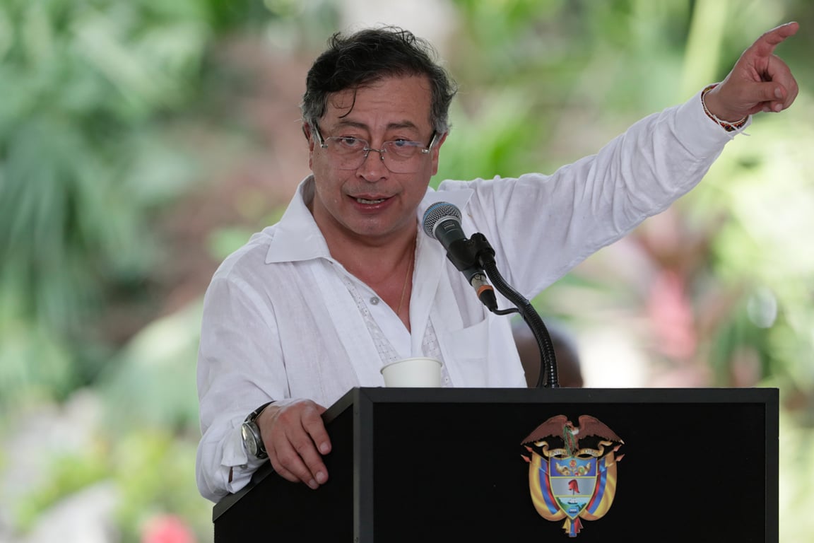 Президент Колумбии Густаво Петро. Фото: Carlos Ortega / EPA