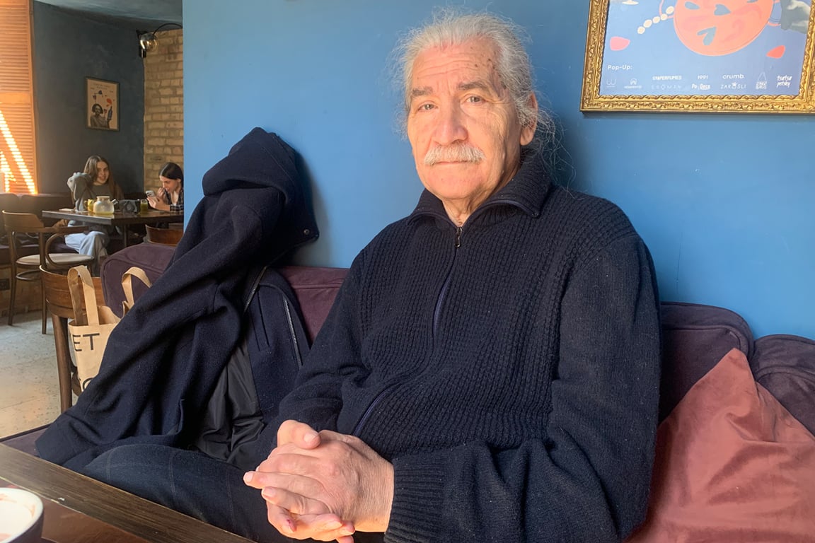 Сооснователь партии зеленых Украины Виталий Кононов. Фото: Ольга Мусафирова / «Новая Газета Европа»