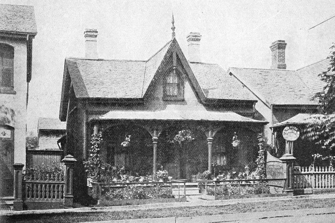 Дом в Торонто, где Генри Холмс убил Элис и Нелли Пайтзел, 1895 год. Фото: Alamy / Vida Press