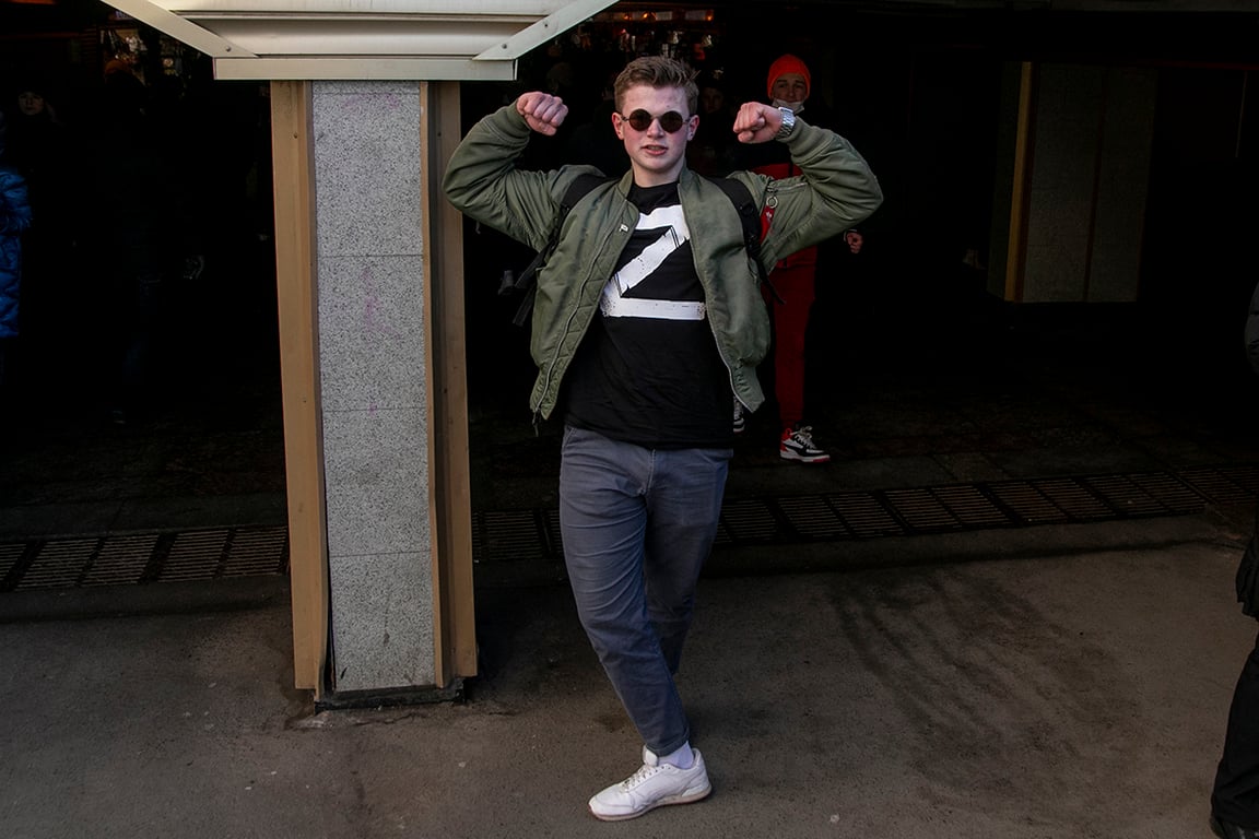 Фото: «Новая Газета Европа», 6 марта 2022 года