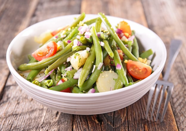 סלט פול ירוק וקוסקוס מלא