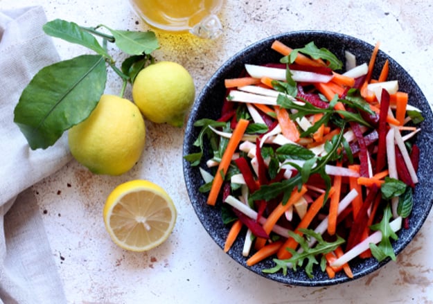 סלט ירקות שורש