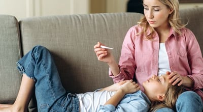 חום גבוה לילד