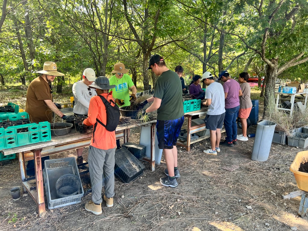 DFWYAS members volunteering.