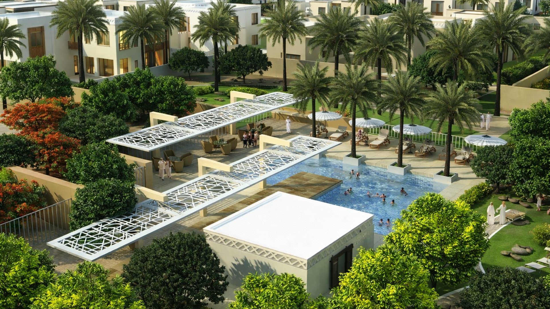 Al Falah，阿布扎比：郊区型 · 家庭导向区域环境