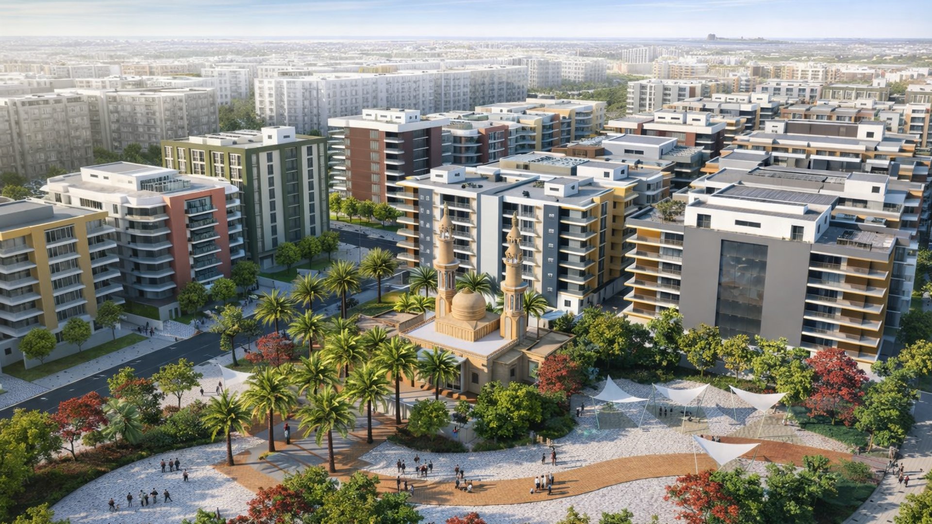 Al Kheeran，迪拜：郊区型 · 家庭导向区域环境