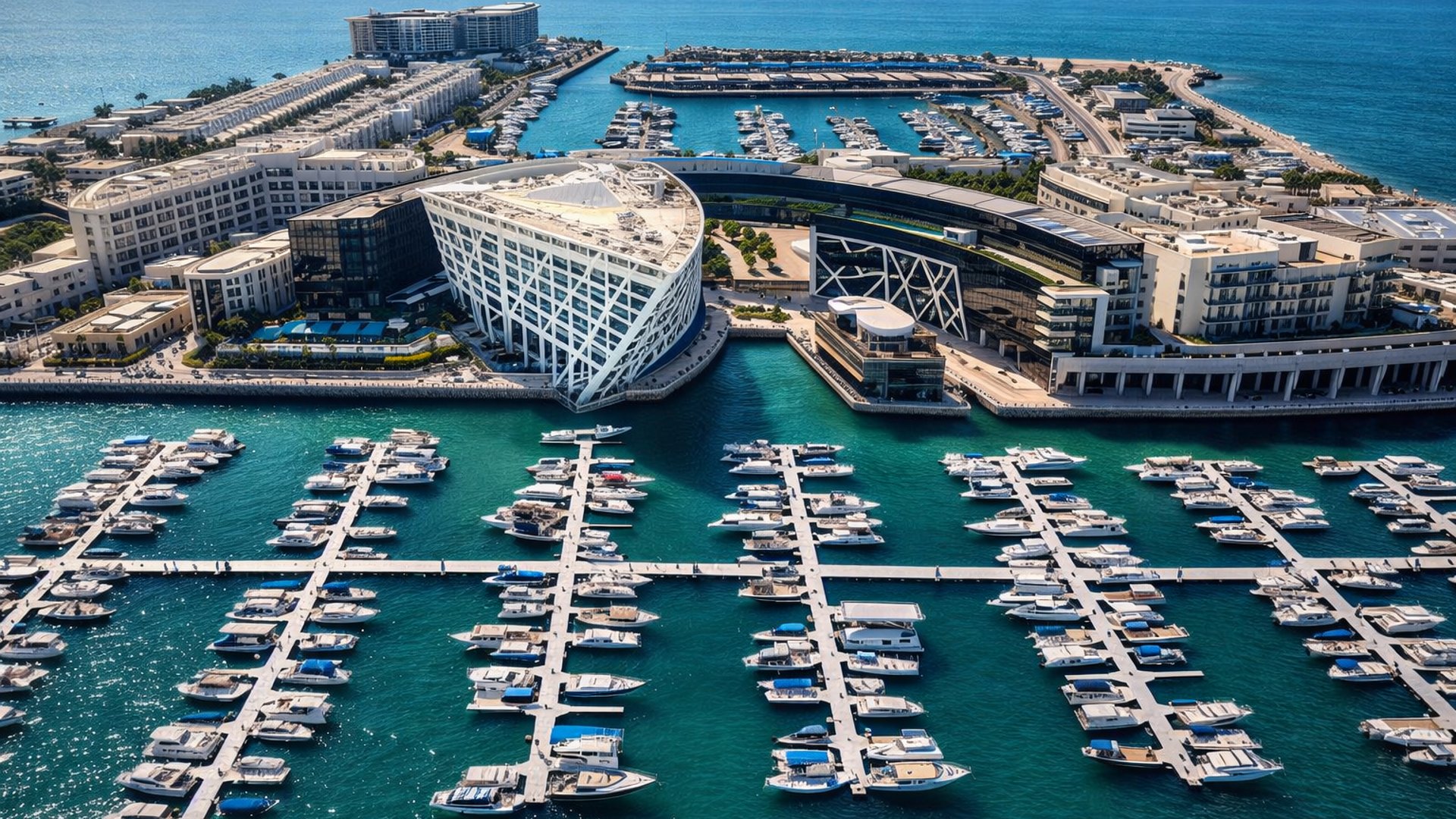 Ansicht von Al Bateen in Abu Dhabi