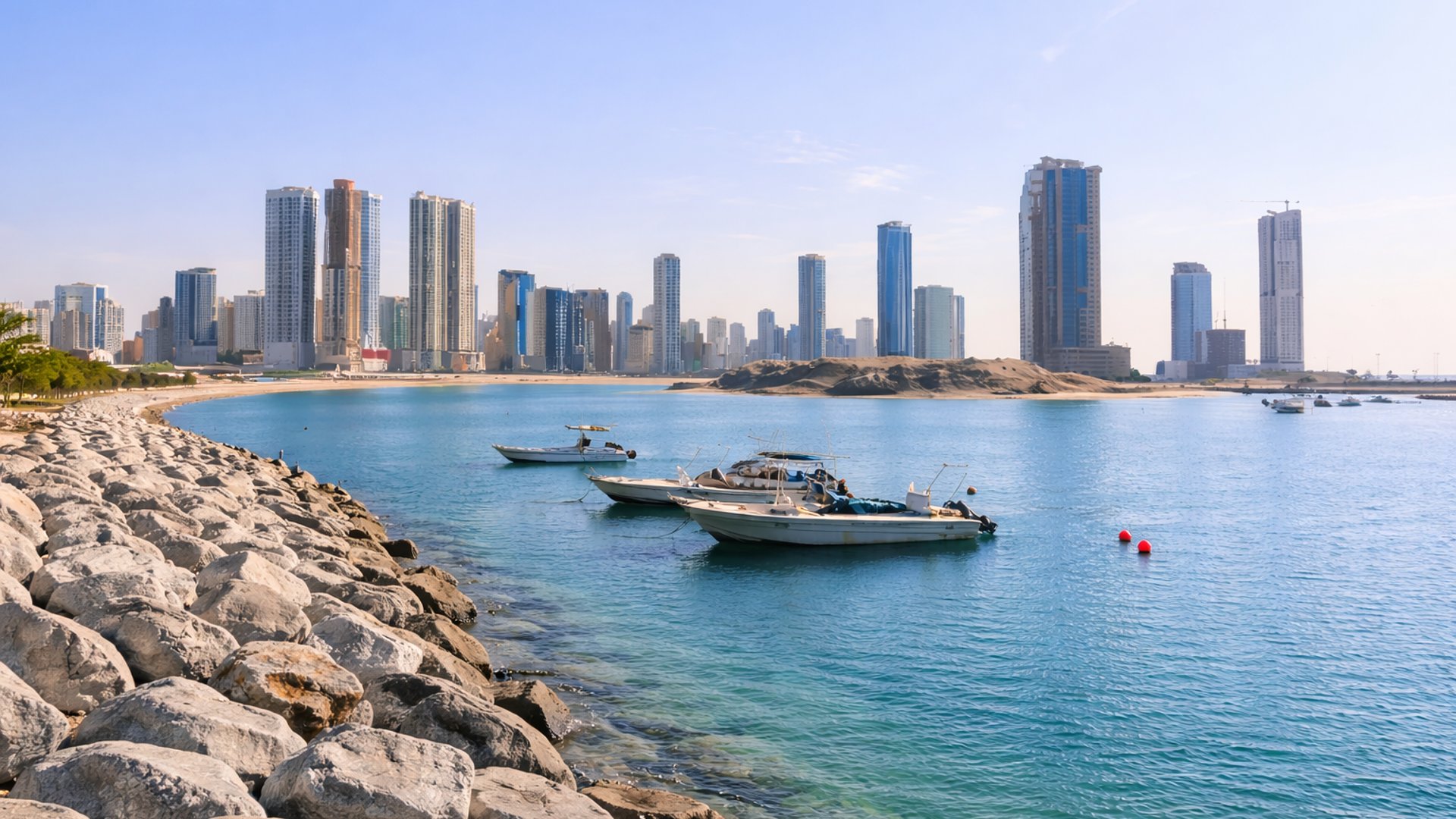 Ansicht von Al Fisht in Sharjah