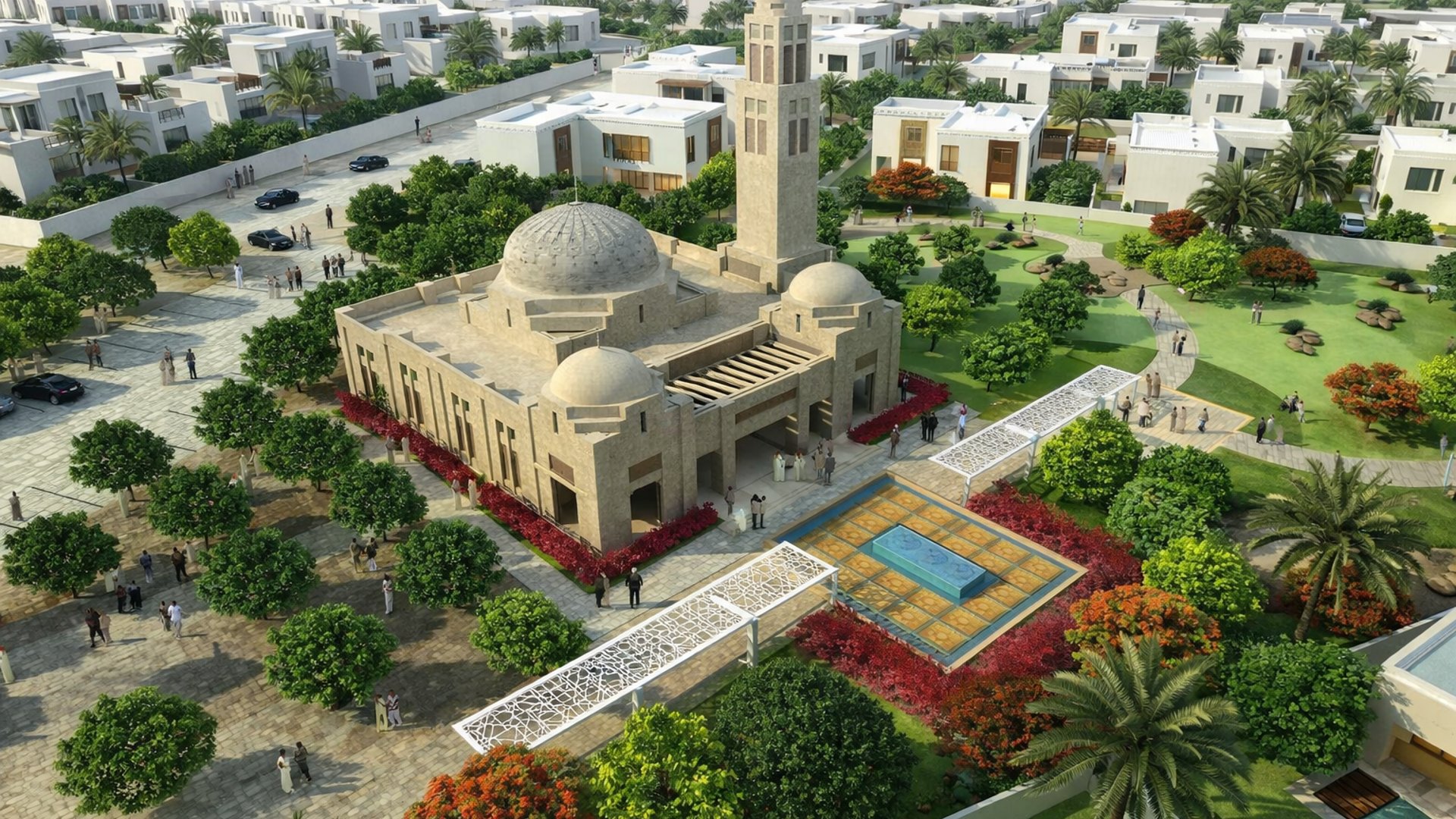Al Falah South，阿布扎比：别墅主导 · 郊区型区域环境
