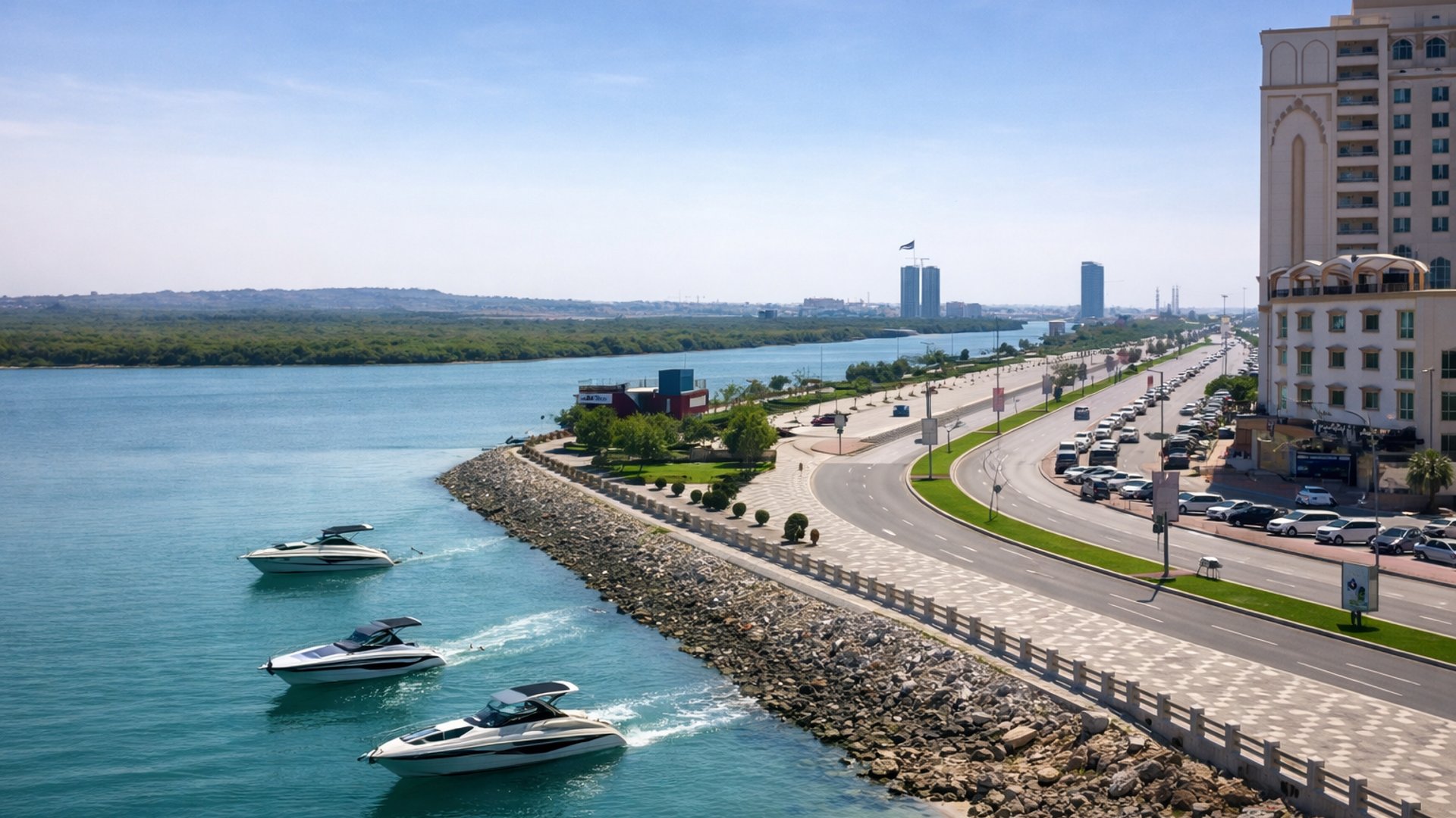 Ansicht von Al Nakheel Corniche in Ras Al Khaimah