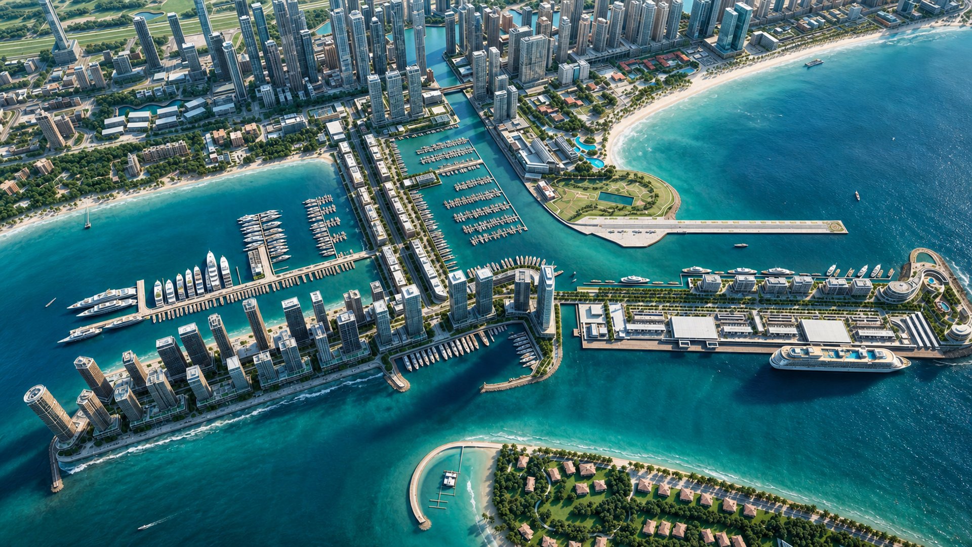 Dubai Harbour，迪拜：滨水 · 生活方式导向区域环境