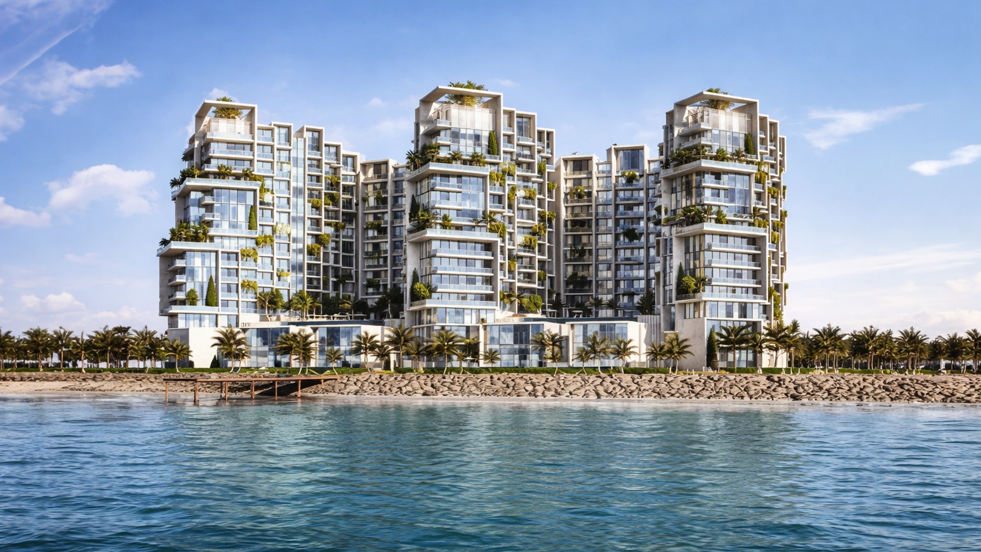 Moderne Apartments am Wasser in der Masa Residence auf Al Marjan Island von Durar Group, hochwertiges Küstenwohnen in Ras Al Khaimah