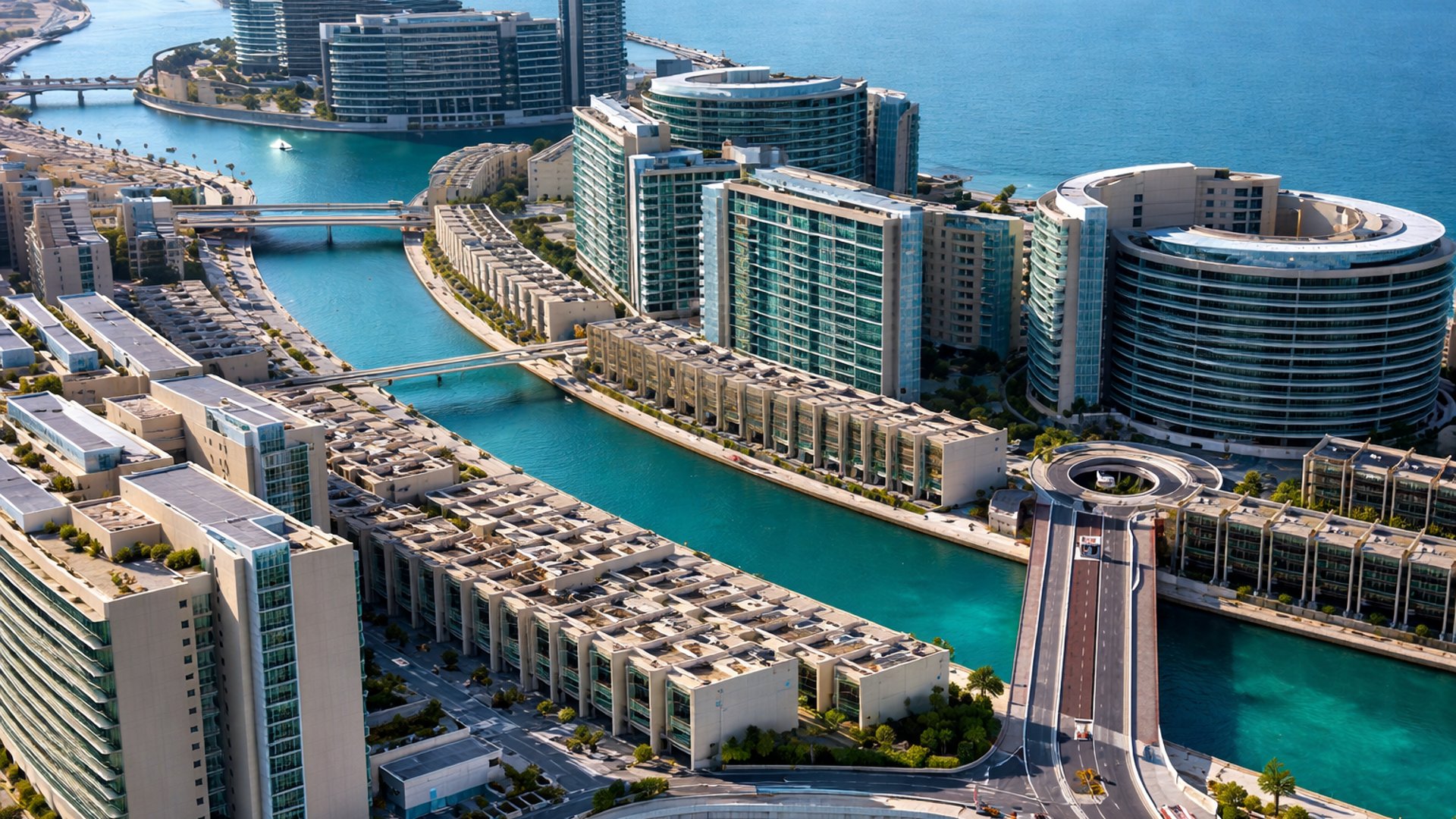 Ansicht von Al Rahba in Abu Dhabi
