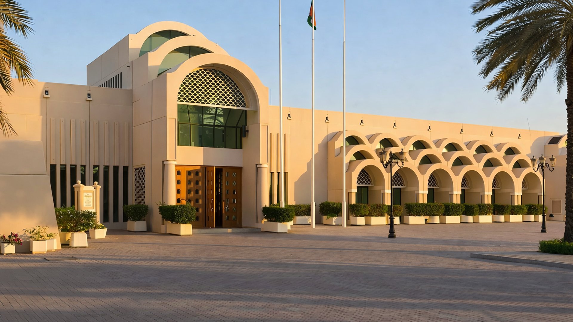 Vue du quartier Al Falaj à Sharjah, EAU