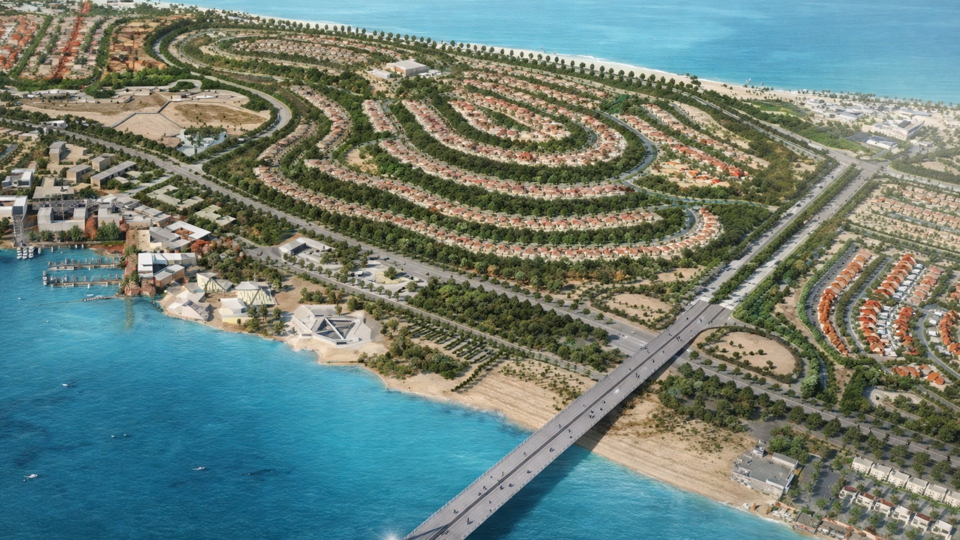 Al Hudayriat Island，阿布扎比：沿海 · 生活方式导向区域环境