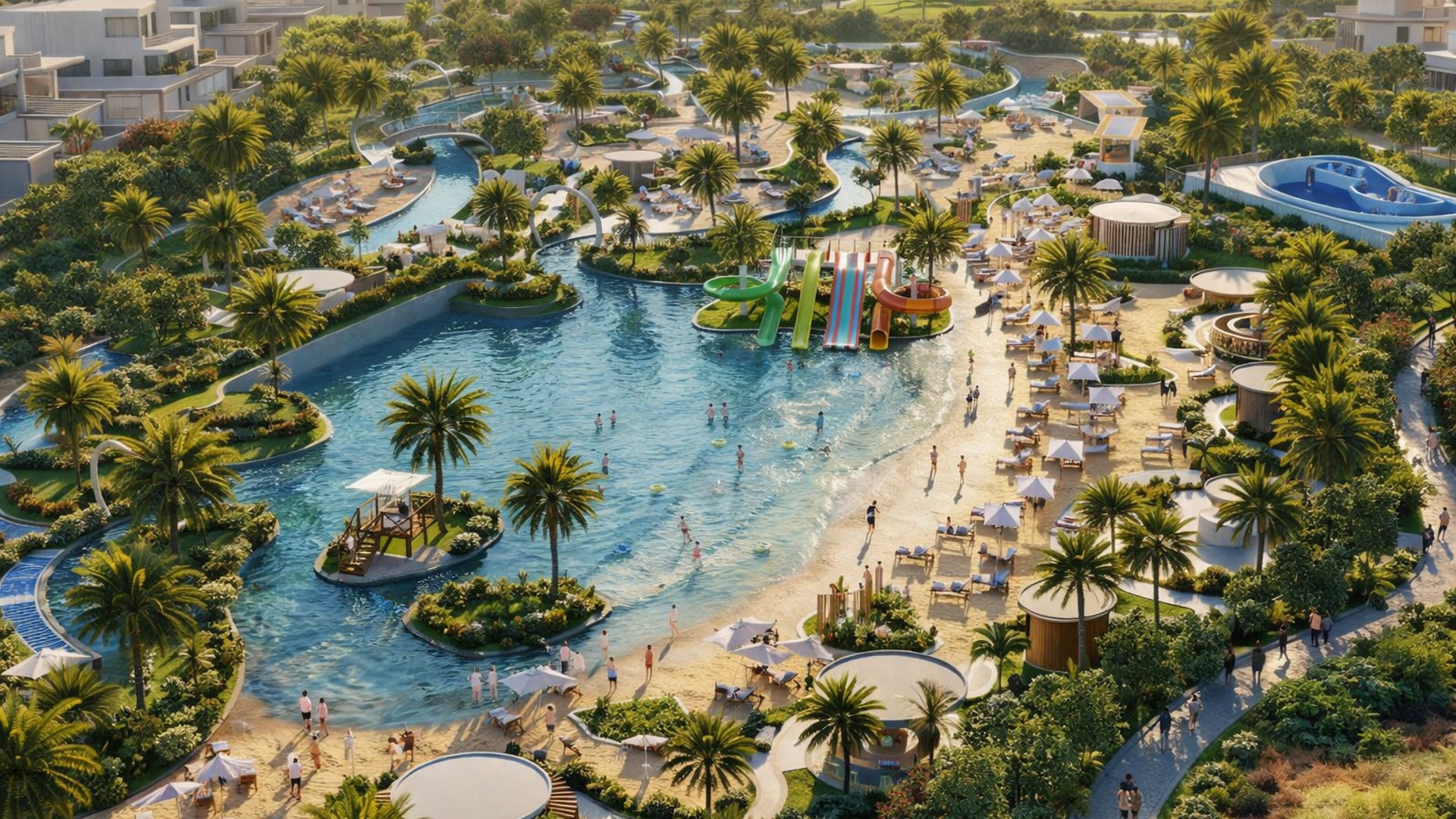 Damac Hills 2，迪拜：位于 Dubailand 的活力社区，拥有度假式泻湖、水上设施、现代别墅和景观公园