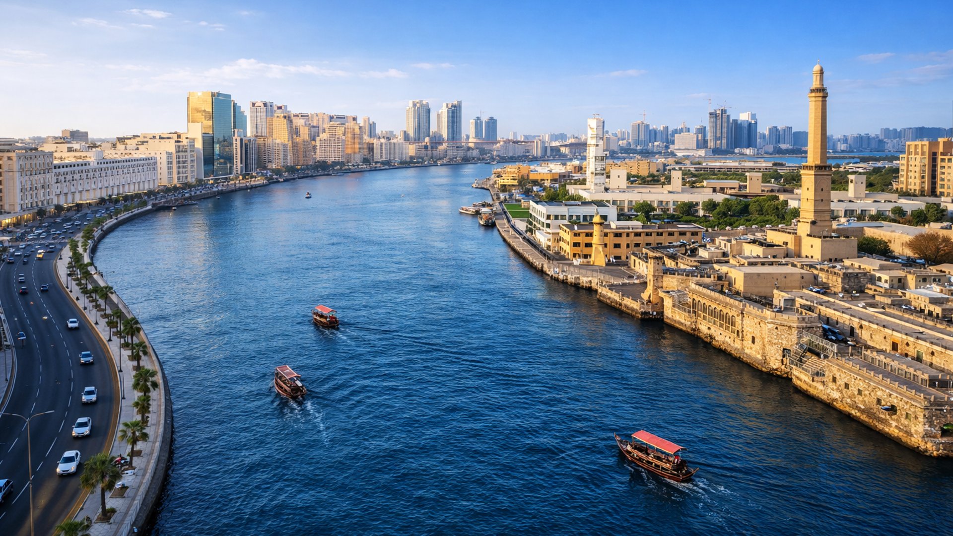 Bur Dubai，迪拜：城市型 · 历史文化导向区域环境