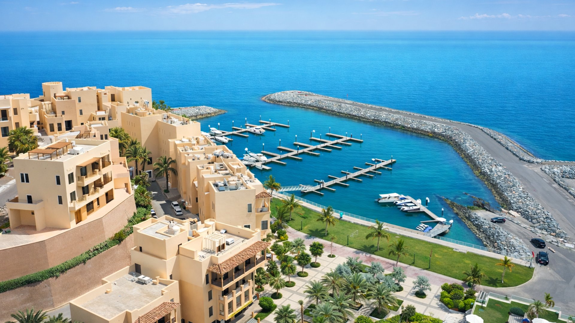 Ansicht von Al Hala in Fujairah