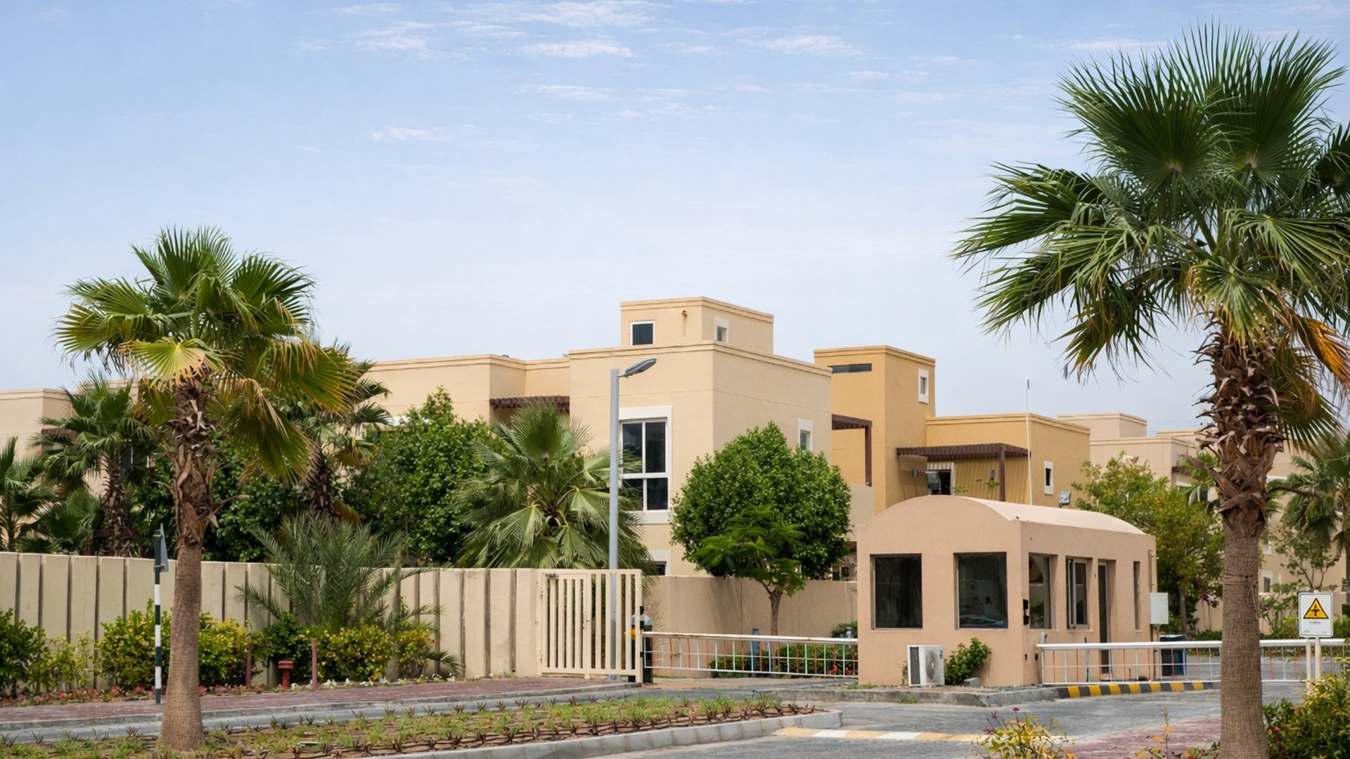 Vue du quartier Al Raha Gardens à Abu Dhabi, EAU