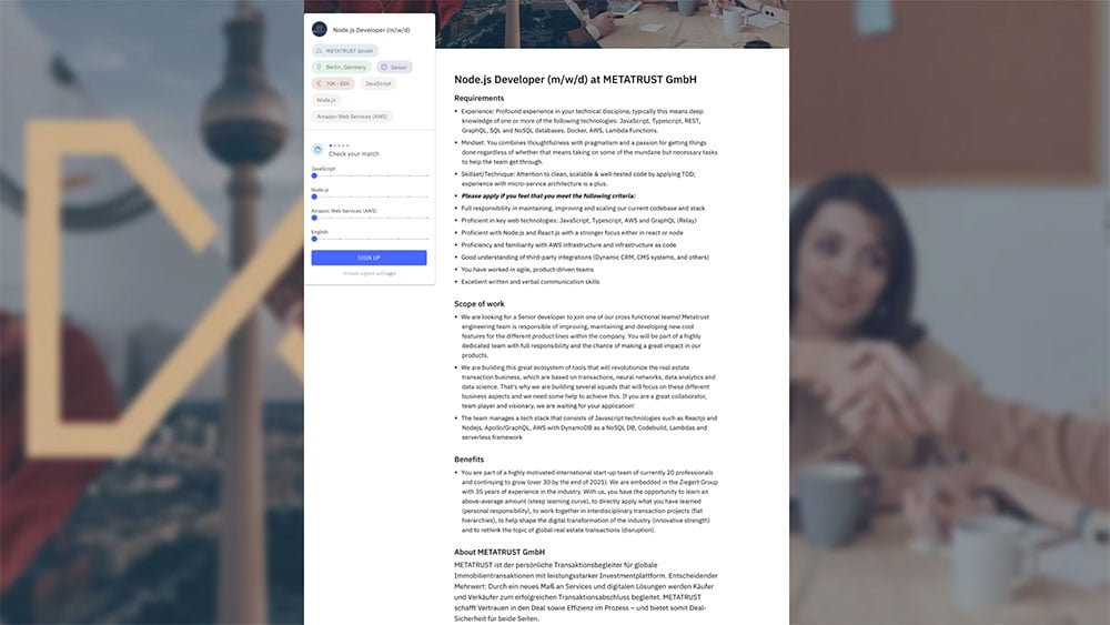 attractive job ad, job posting