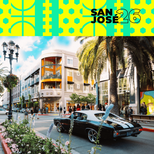 San José 26 host-city graphic