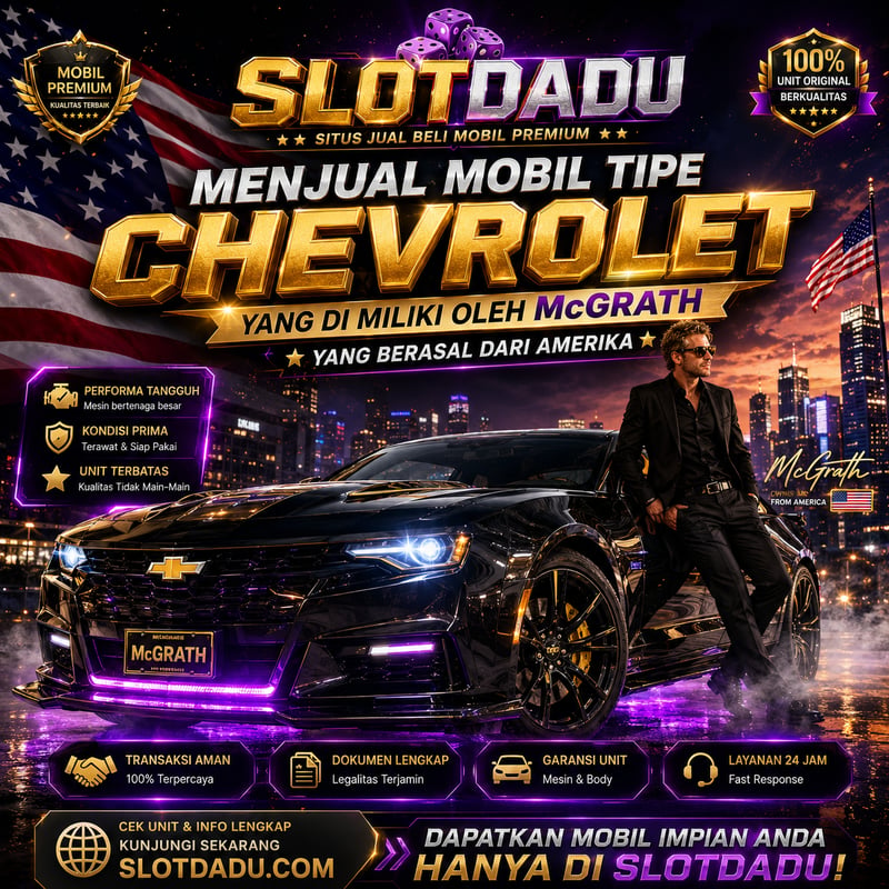 SLOTDADU | Menjual Mobil Tipe Chevrolet Yang Di Miliki Oleh McGrath Yang Berasal Dari Amerika