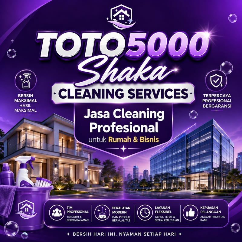 TOTO5000 | Shaka Cleaning Services Jasa Cleaning Profesional untuk Rumah & Bisnis