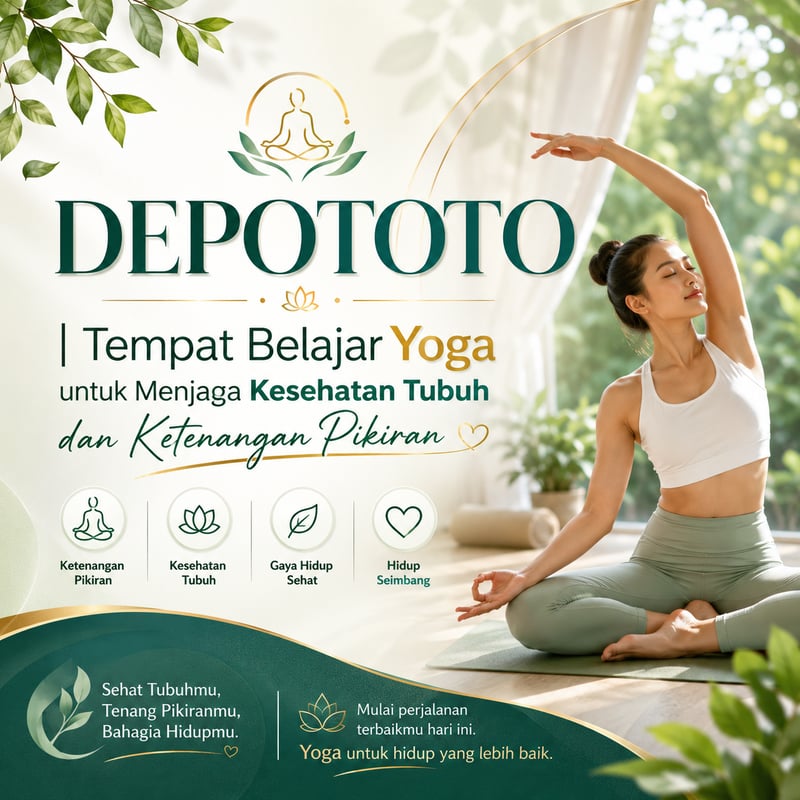 DEPOTOTO | Tempat Belajar Yoga untuk Menjaga Kesehatan Tubuh dan Ketenangan Pikiran