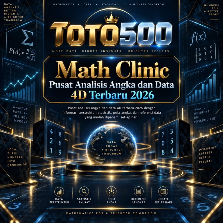 TOTO500 Math Clinic Analisis Angka 4D Terbaru 2026