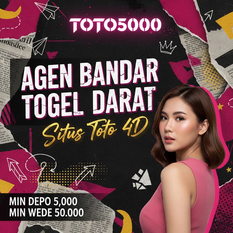 TOTO5000: Agen Bandar Togel Darat Jitu #1 & Situs Toto 4D Terpercaya Via Apk Dapat Bonus 5000 Rupiah image 1