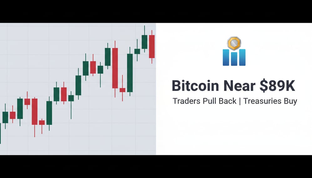 Why Is Bitcoin Holding Near $89K as Traders Pull Back and Treasuries Buy?